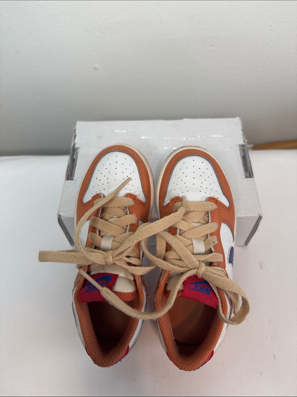 Nike Dunk Low PS ‘Hot Curry’ Kids Athletic Sneakers. Sz 11C.